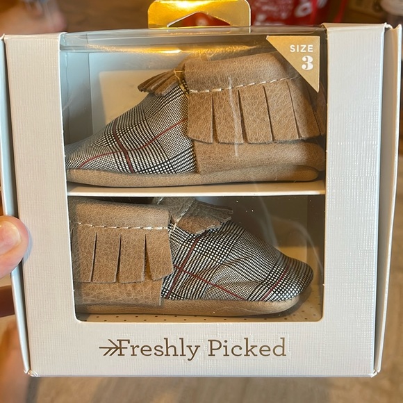 Freshly Picked Moccasin in Plaid - Picture 1 of 4